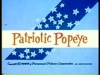Patriotic Popeye title card